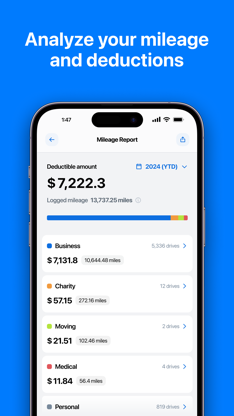 Mile AI: business mileage log screenshot 4