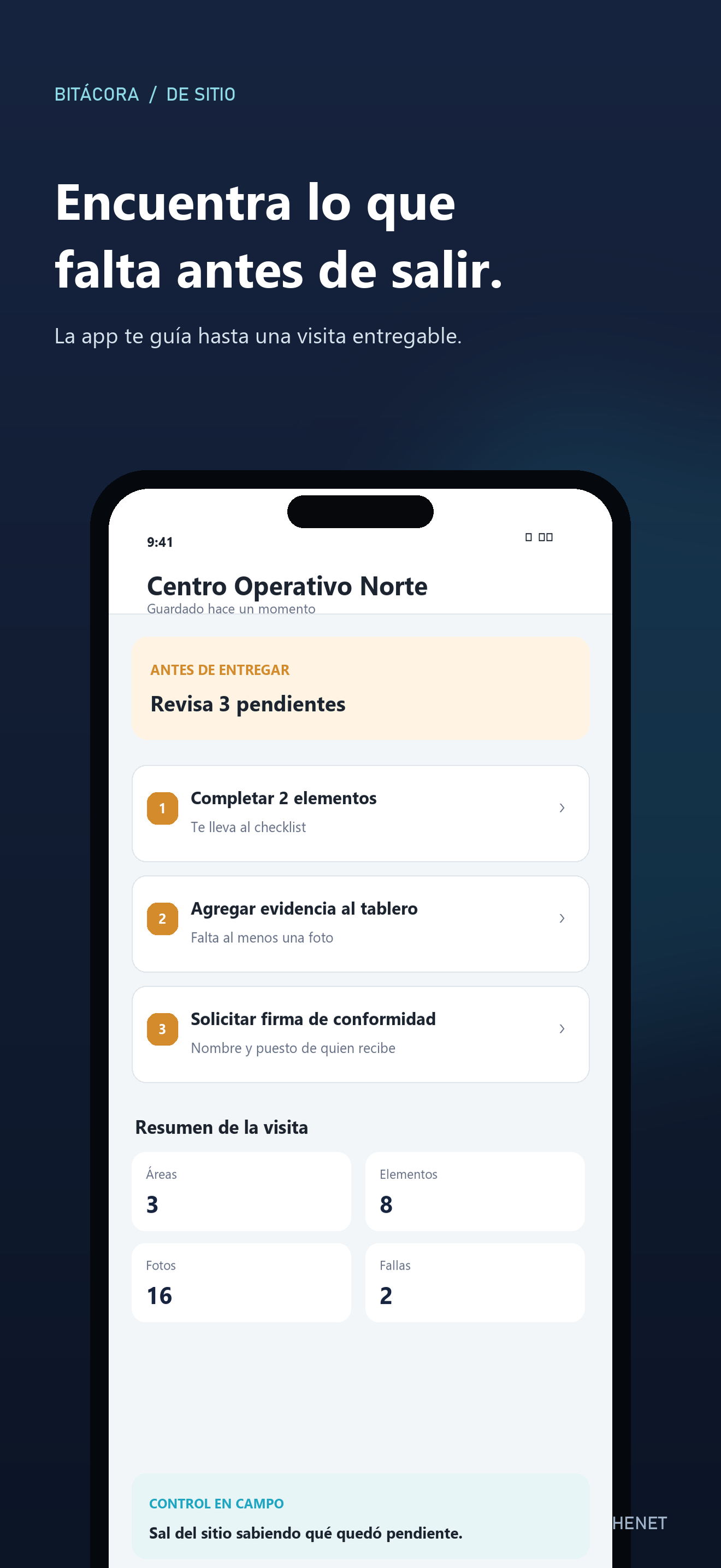 Bitácora de Sitio screenshot 8