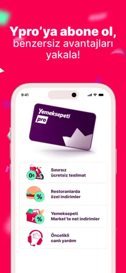 Capture d'écran de Yemeksepeti: Yemek & Market sur iPhone 5