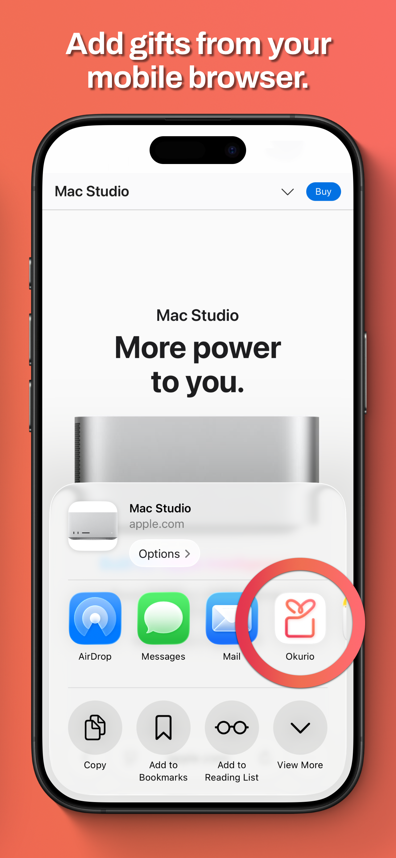 Okurio - Gifting, simplified.