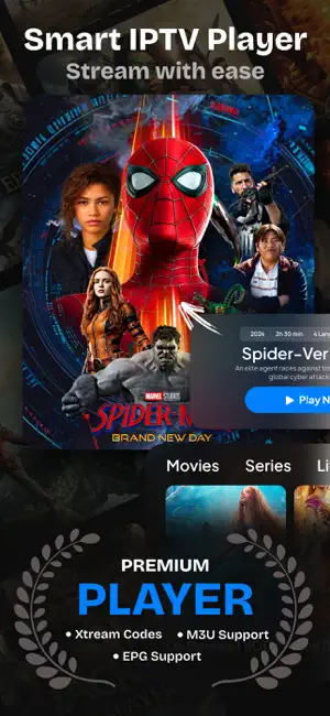 IPTV - Xtream Player screenshot 1