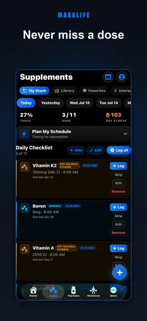 MAXXLIFE: Health & Longevity screenshot 4