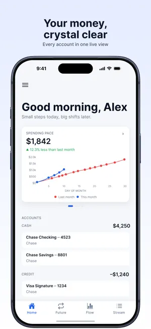 FutureFlow: Personal Finance screenshot 1