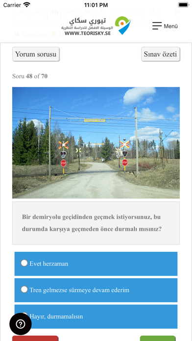 Teori På Turkiska - körkort B Screenshot