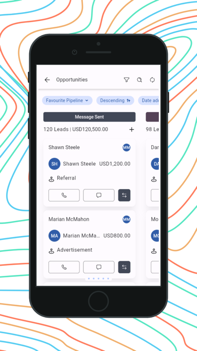 Velocity Sales CRM Screenshot