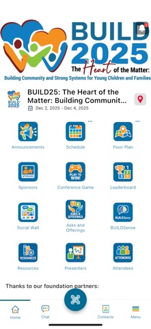 The BUILD Initiative Events iPhone screenshot
