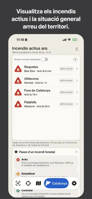 VisorIncendis iPhone screenshot 3