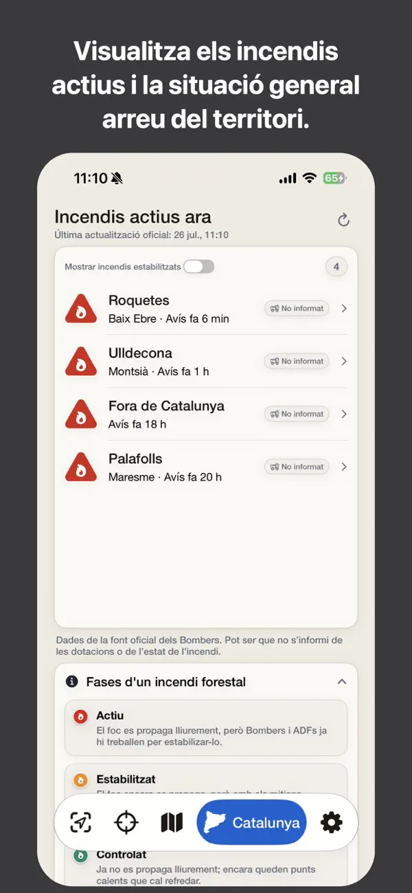 Screenshot #3 pour VisorIncendis