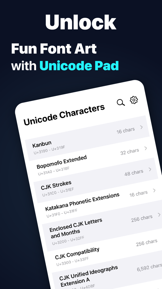#6. All Symbol Keyboard Fonts Art (iOS) di: MelonSoup
