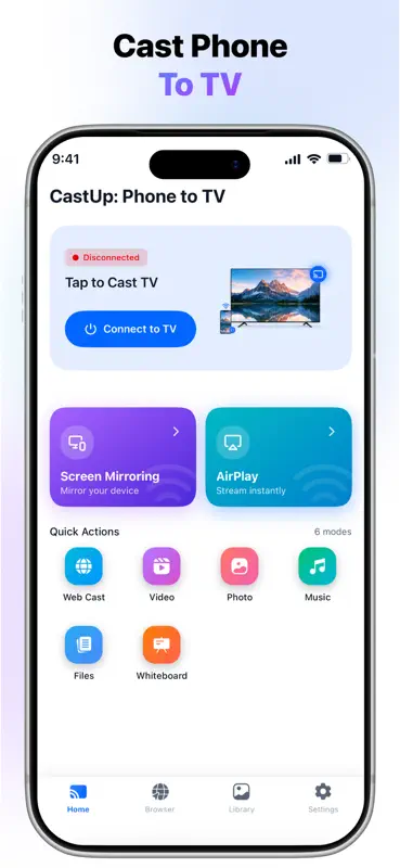 CastUp: Cast Phone to TV screenshot 1 of 4