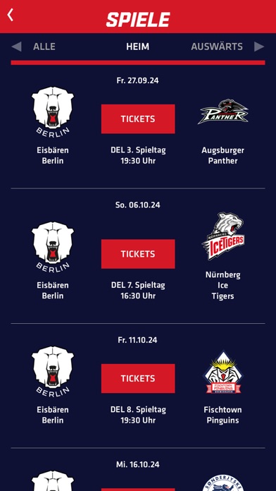 Eisbären Berlin Screenshot