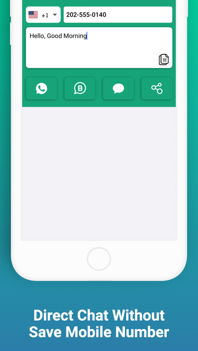 WA Direct Chat - Dual Account Screenshot