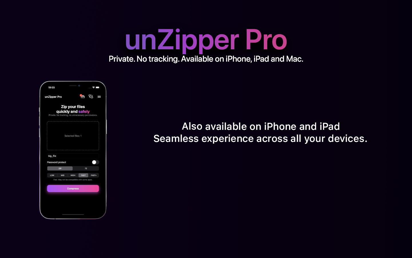 unZipper Pro: ZIP, RAR, 7Z