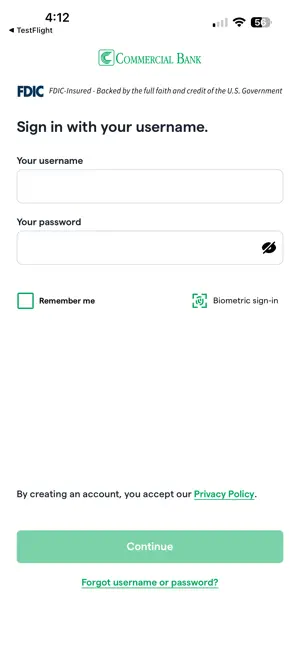 Commercial Bank & Trust Comp. screenshot 1