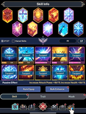 Max Level Idle iPad screenshot