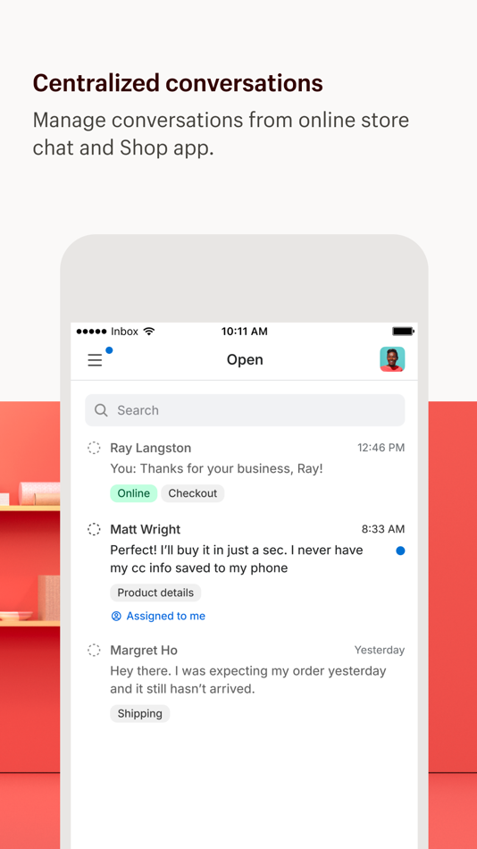 Shopify Inbox - 8.15.0 - (iOS)