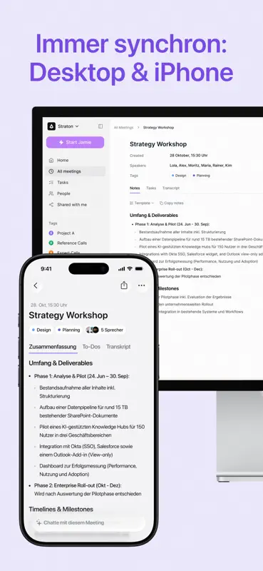 KI Meeting-Notizen - Jamie screenshot 5 of 6