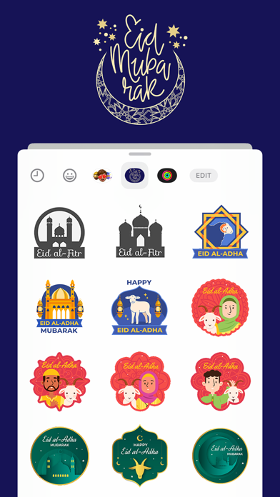 Eid And Ramadan Stickers Screenshot