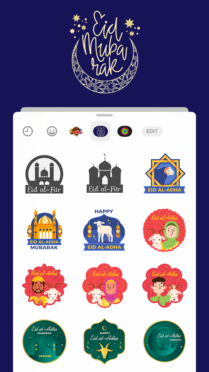 Eid And Ramadan Stickers