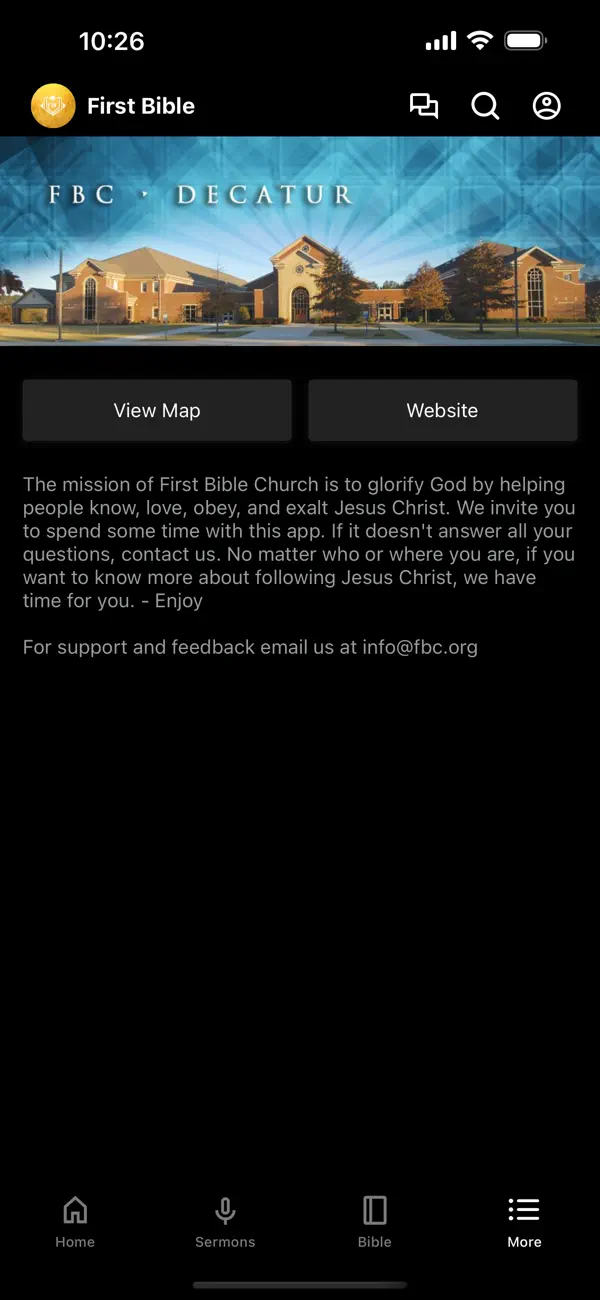 Screenshot #3 pour First Bible Church