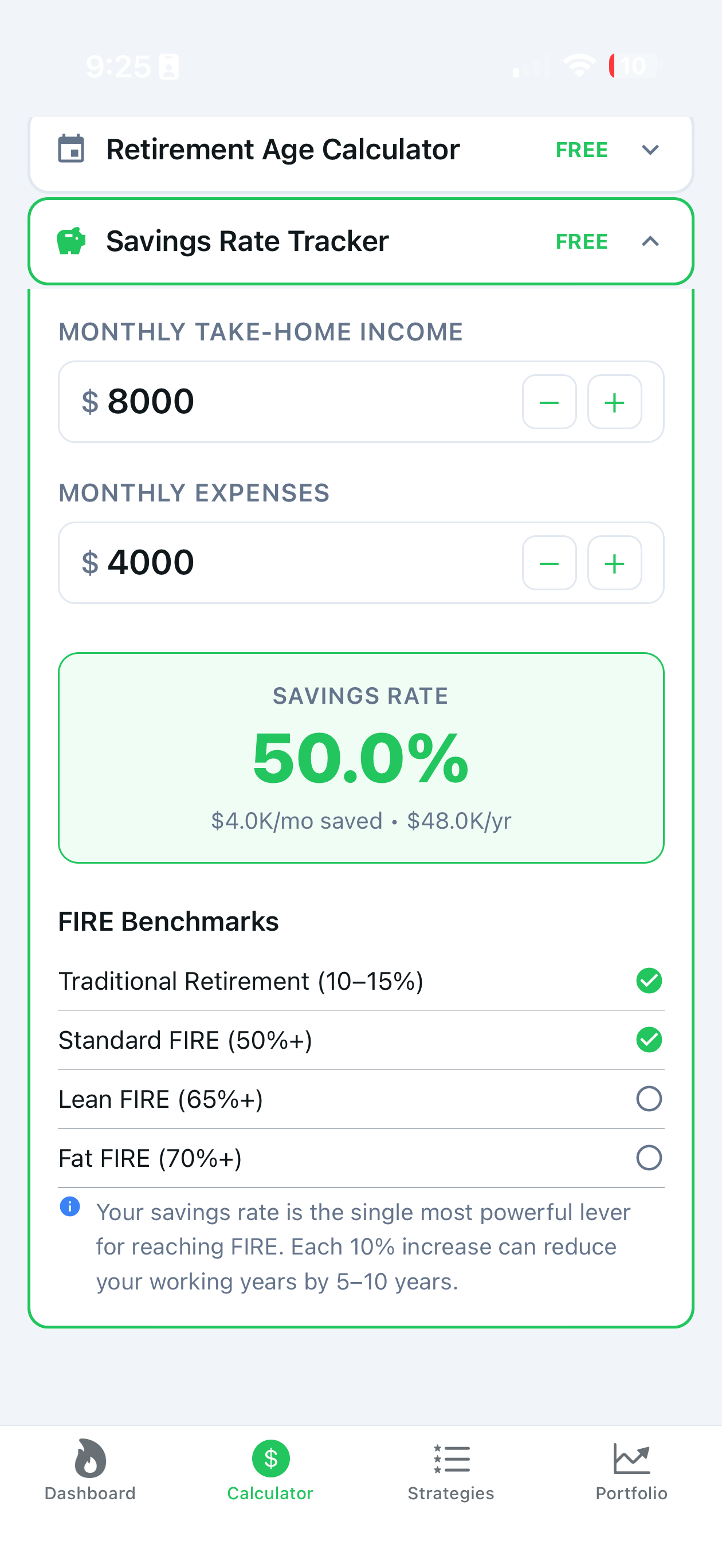 Retire with FIRE screenshot 8