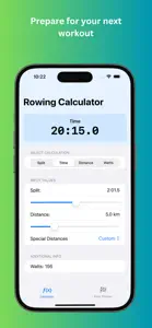 ErgSpeed - Rowing Calculator screenshot #4 for iPhone