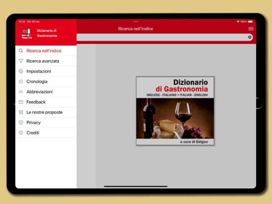 Screenshot #5 pour Dizionario di Gastronomia