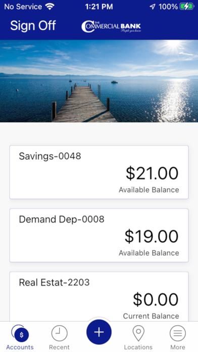 The Commercial Bank SC Screenshot