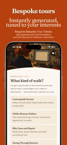 Fieldnote: Audio Walking Tours screenshot