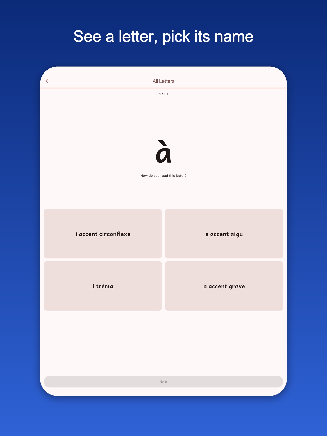 Screenshot 11 of French Alphabet: Write & Hear