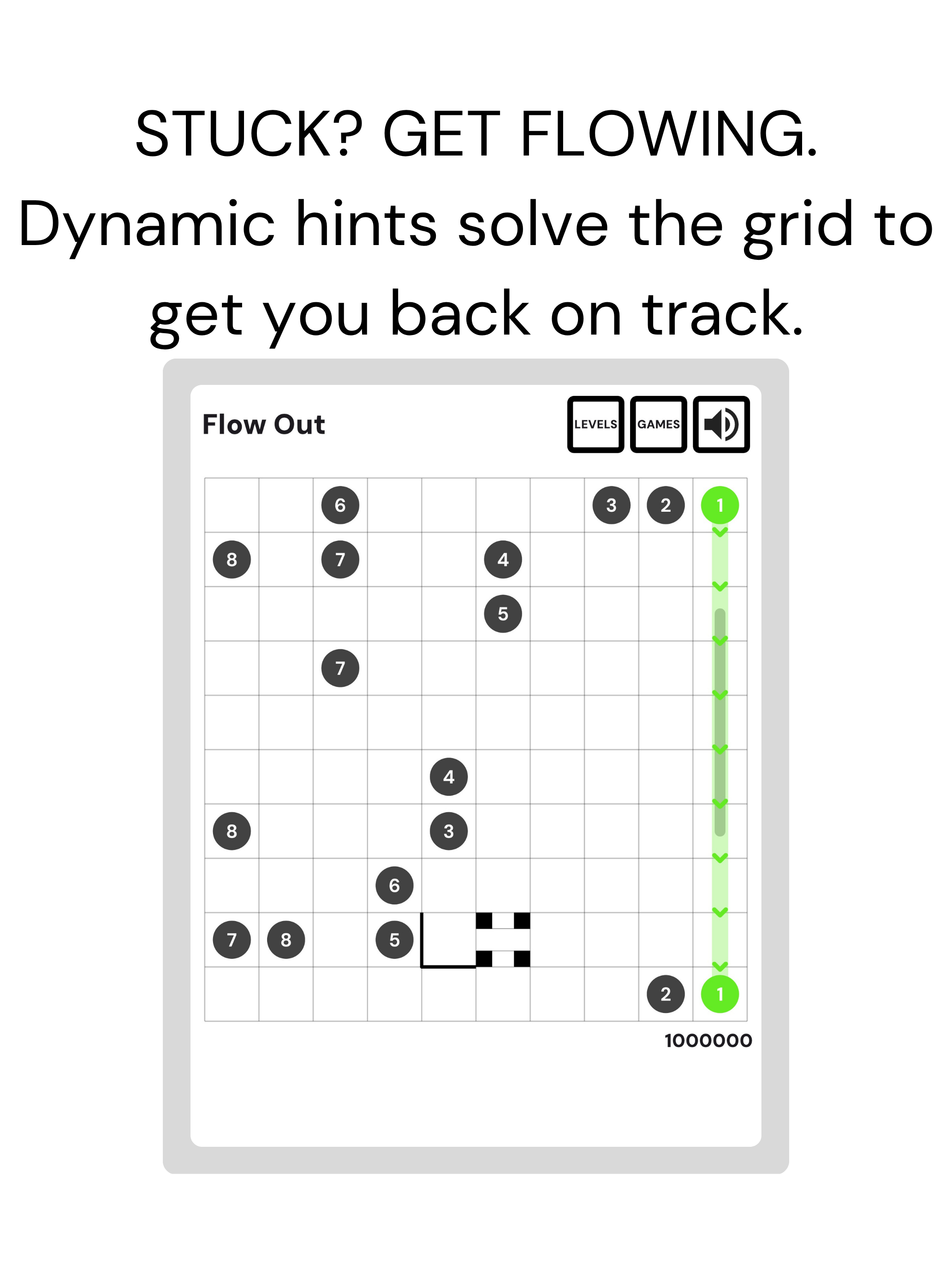 Flow Out: Sequence Puzzle Game