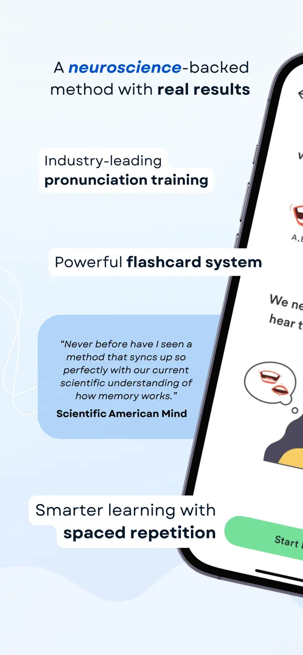 Screenshot #2 pour Fluent Forever - Language App