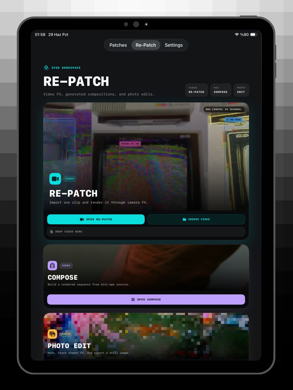 iPad screenshot