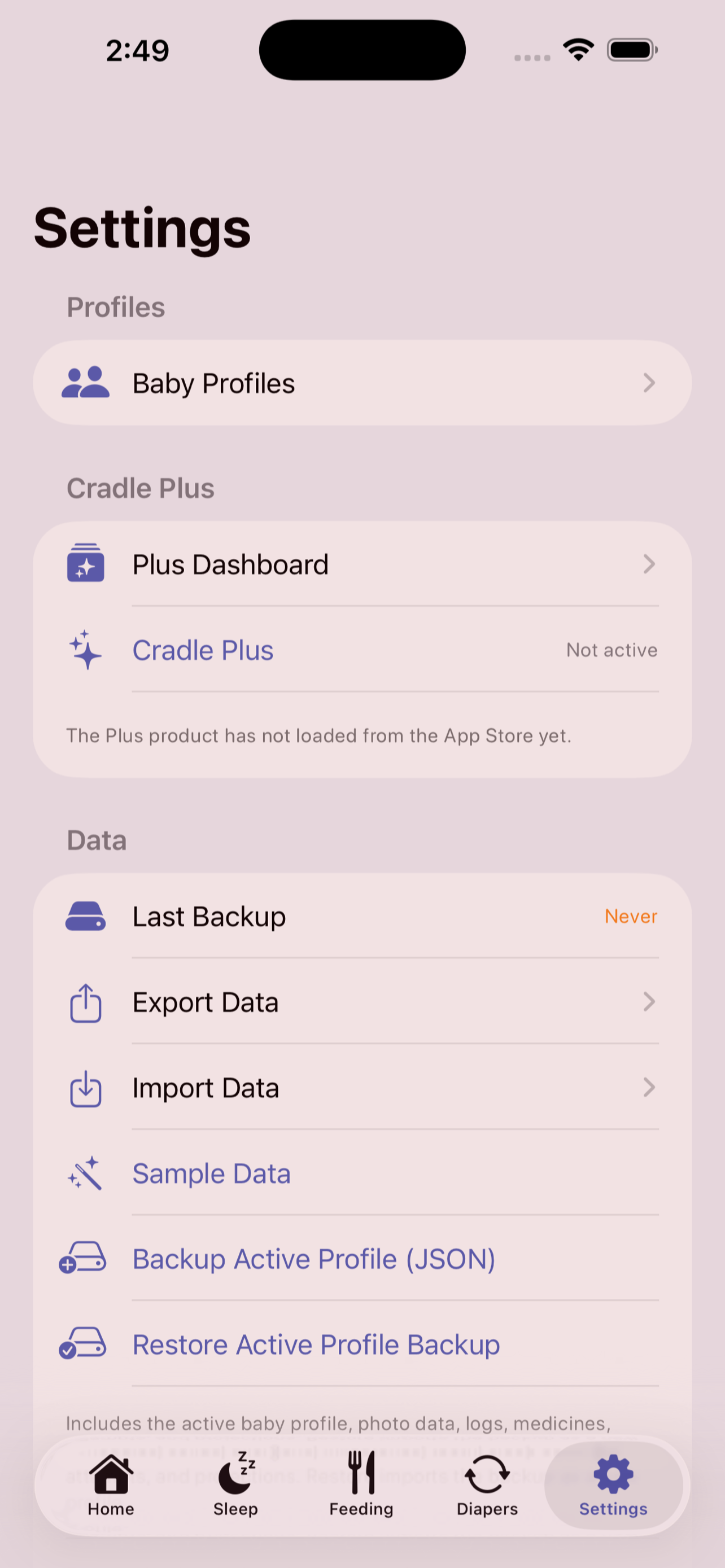 Cradle - Smart Baby Tracker screenshot 5