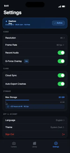 Dashoo - Smart Dashcam & DVR screenshot 4