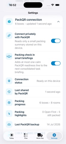 Move Planner by PackQR Screenshot 6 of 6