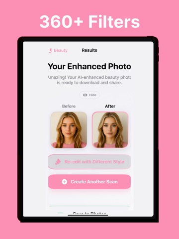 Makeup AI: GlowUp BeautyPlus iPad screenshot