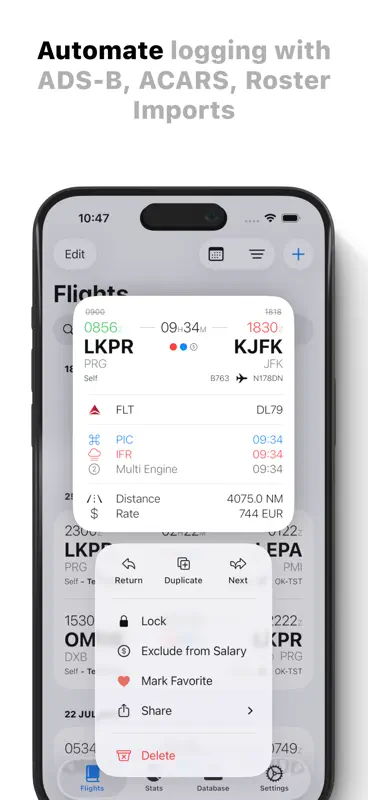 Pilot Logbook - Logger screenshot 2 of 10