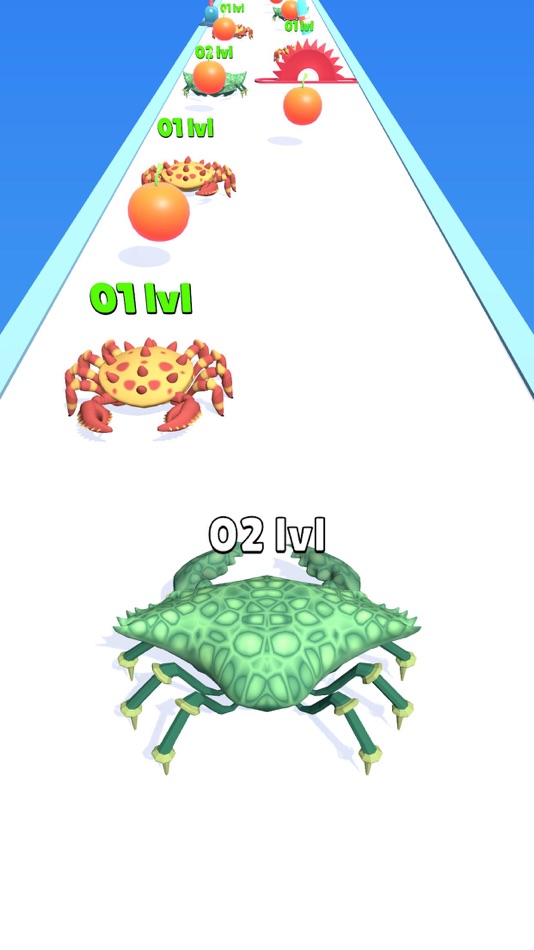 #6. Crab Evolution Run (iOS) 由: Rawky Studios