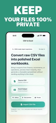 CSV to Excel: Spreadsheet Pro Screenshot 3 of 4