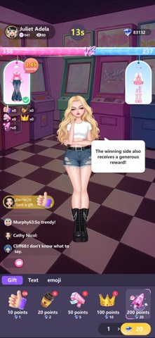 Rebel Glam: Dress Up Games iPhone screenshot