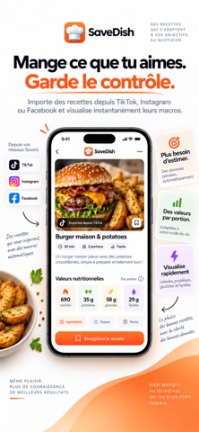 SaveDish: Calories & Macros iPhone screenshot 4