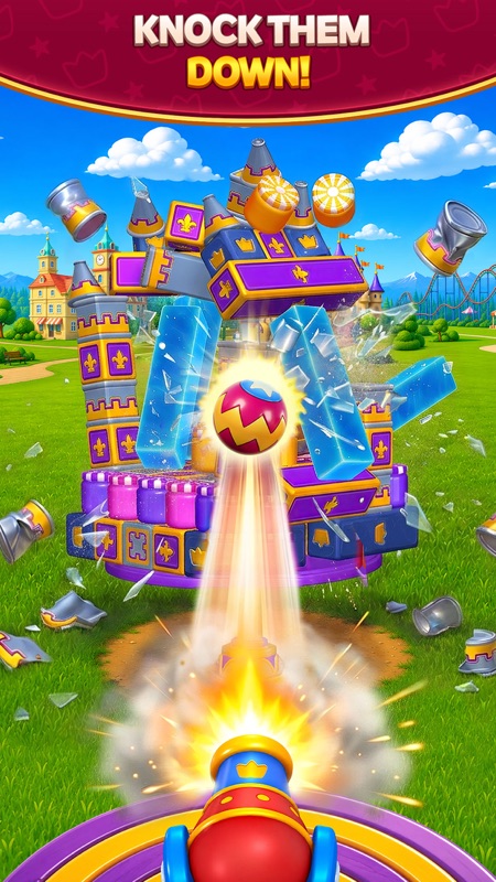 Royal Smash! - Physics Puzzle screenshot 4