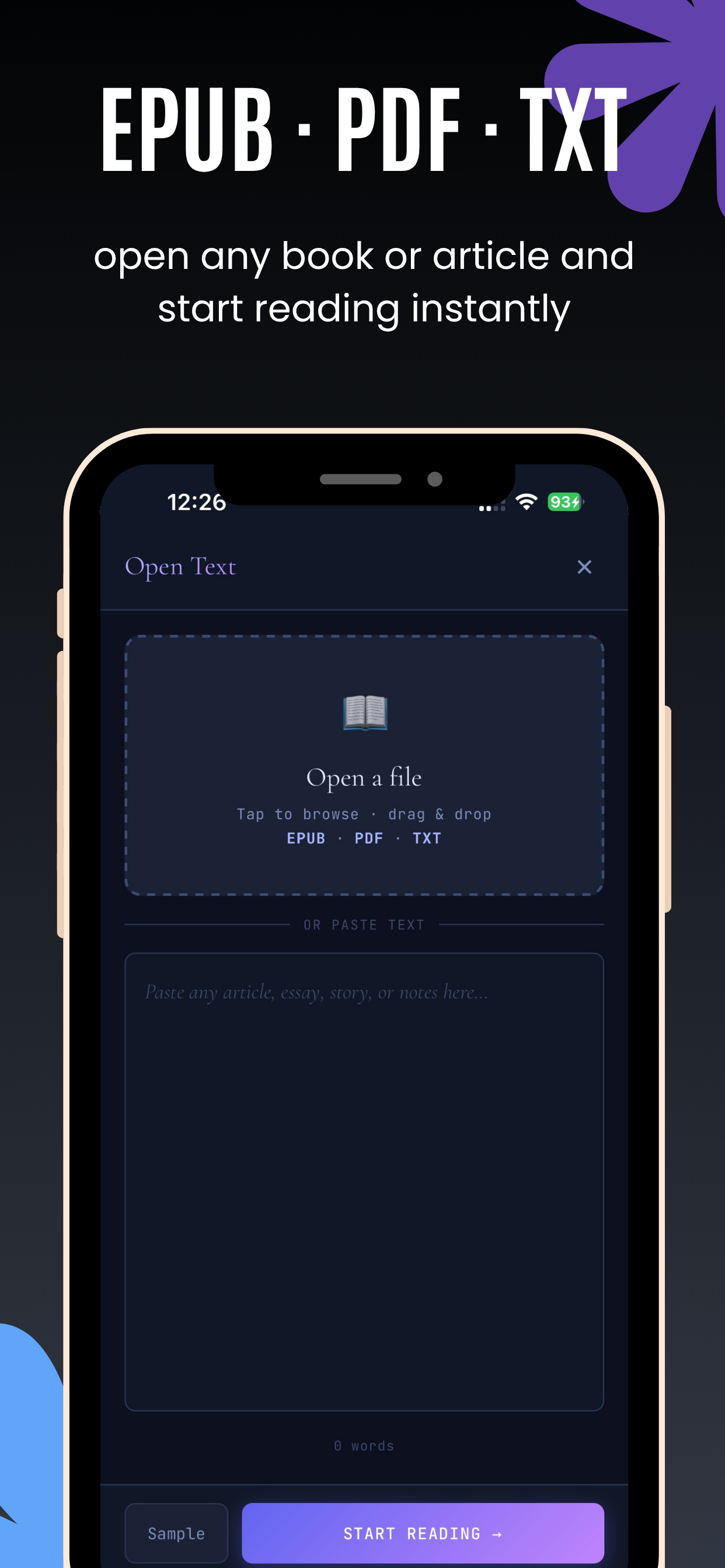Word Runner - Speed Reading