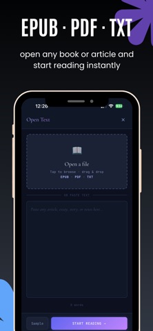 Word Runner - Speed Reading Screenshot 5 of 5