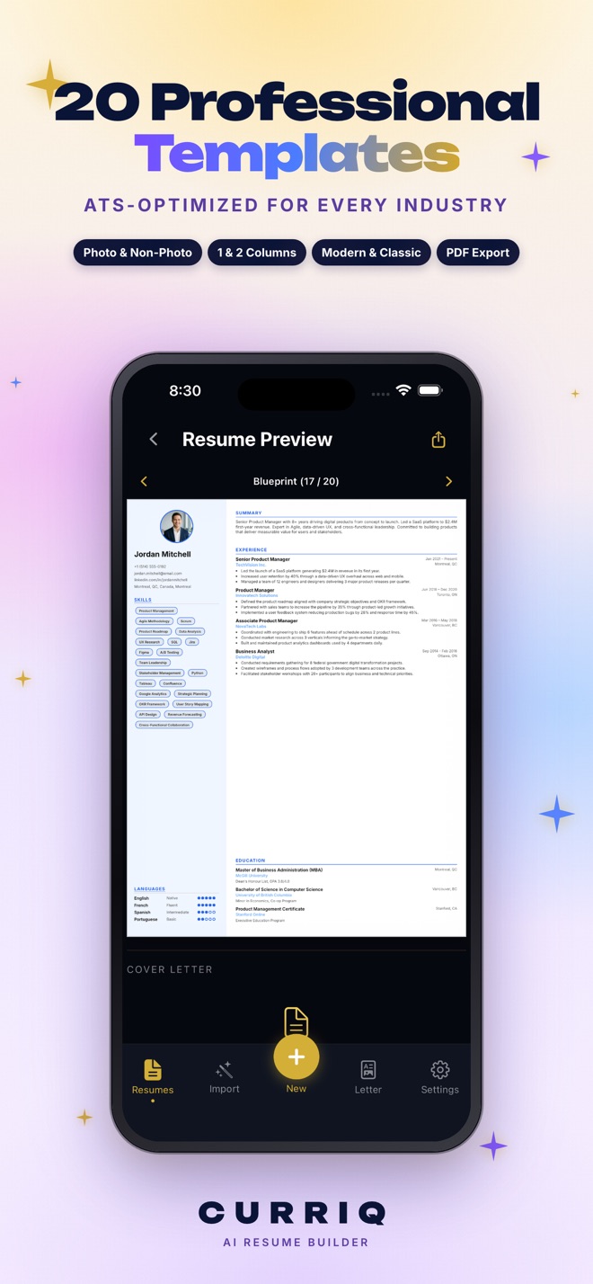CURRIQ screenshot 2