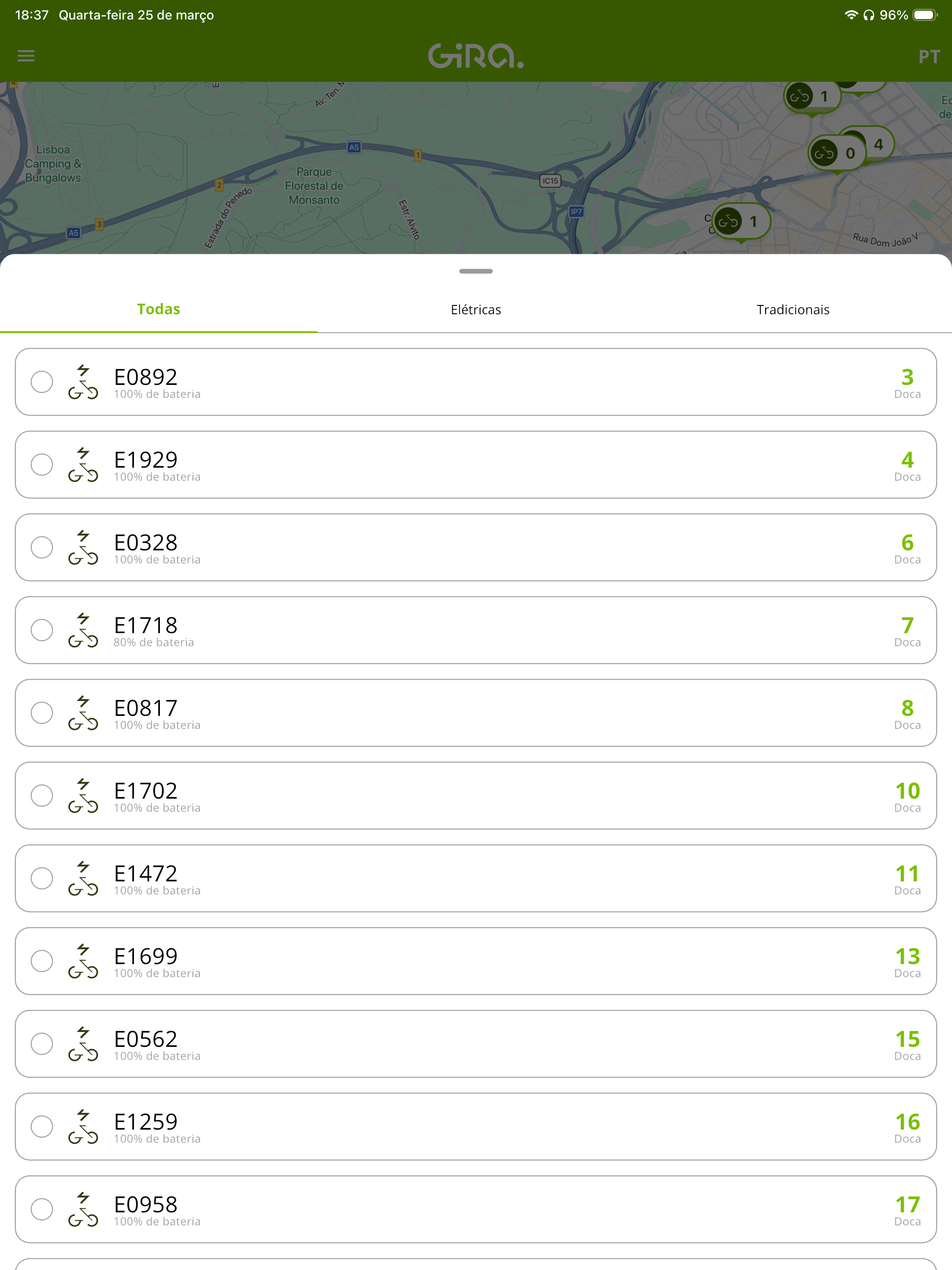 Gira. Bicicletas de Lisboa screenshot 7