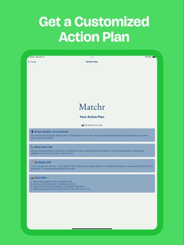 Matchr: AI Dating Coach iPad screenshot