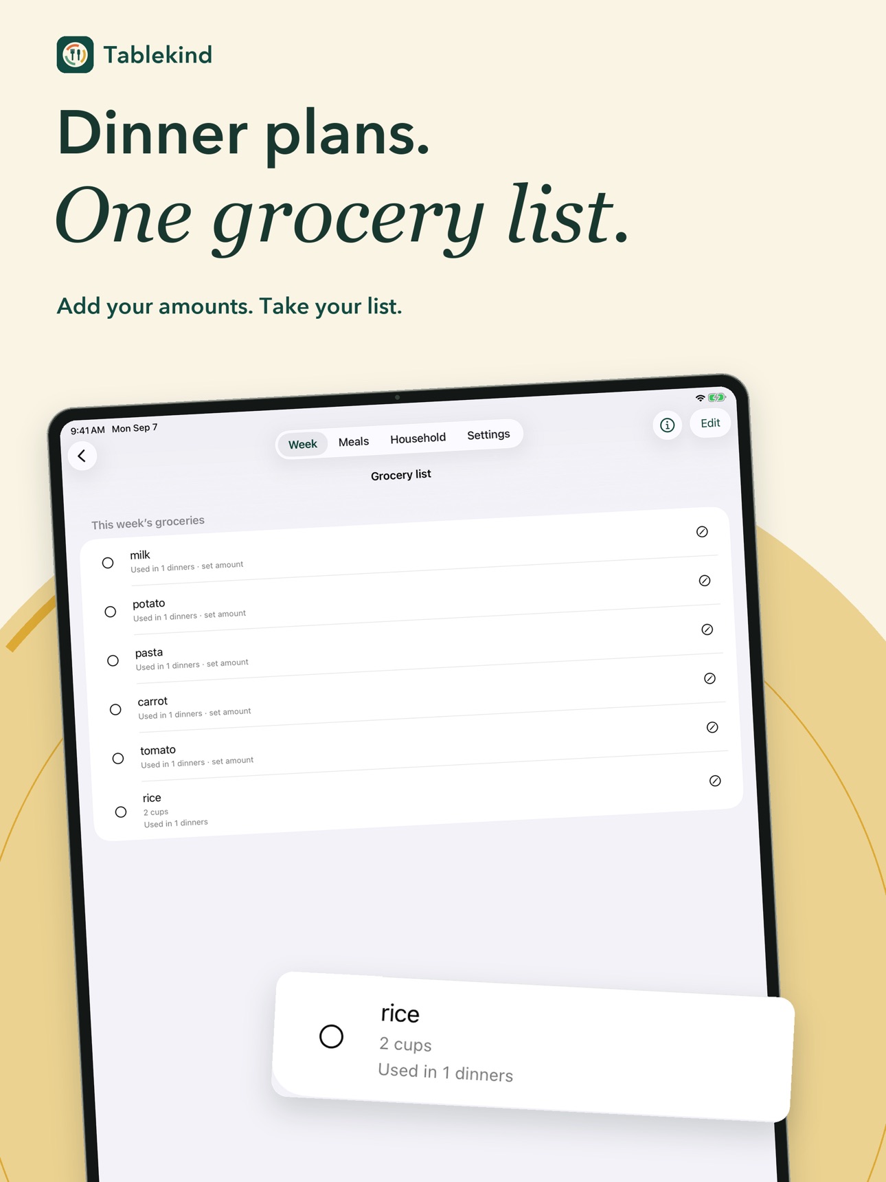 Screenshot 9 of Tablekind: Shared Meals