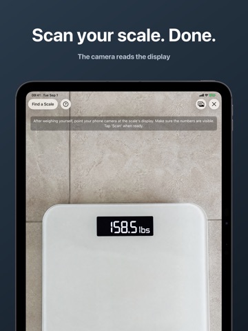 Weight Tracker BMI Food Diary iPad screenshot